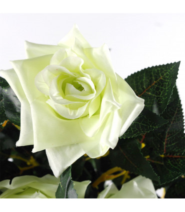 Artificial Cream Rose Tree Wedding Twisted Vine Detail 90cm (3ft)