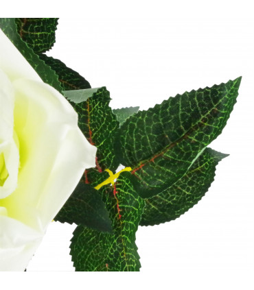 Artificial Cream Rose Tree Wedding Twisted Vine Detail 90cm (3ft)