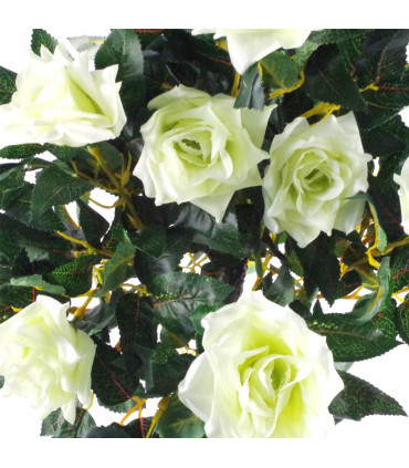 Artificial Cream Rose Tree Wedding Twisted Vine Detail 90cm (3ft)
