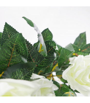 Artificial Cream Rose Tree Wedding Twisted Vine Detail 90cm (3ft)