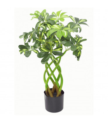 70cm Artificial Twisted Stem Modern Arboricola Artificial Plant Bonsai Bush