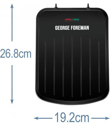 George Foreman Small Electric Fit Grill Black, 760W