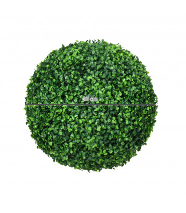 HOMCOM Set of 2 Artificial Topiary Balls Indoor Outdoor Faux Boxwood Balls