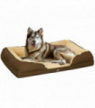 PawHut Dog Bed Calming Pet Bed Dog Mattress for Large Dogs - Brown