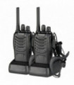 BF-88E 1500mAh Ultra-long Standby Walkie-talkie EU Standard Black