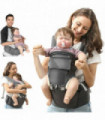 AIYAPLAY 6 in 1 Baby Carrier Newborn to Toddler with Removable Seat, Grey