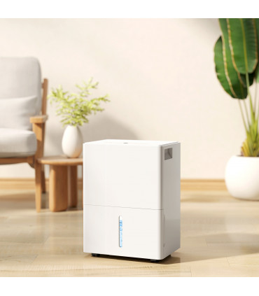 HOMCOM 30L Dehumidifier with Filter, Auto Defrost, for Home Laundry Drying