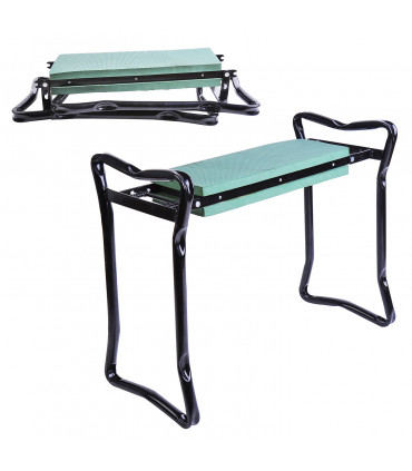 Garden 2 in 1 Kneeler Bench-Green/Black