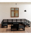 vidaXL 12 Piece Garden Lounge Set Solid Pinewood