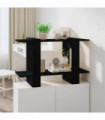 vidaXL Book Cabinet/Room Divider Black 80x30x51 cm