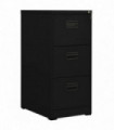 vidaXL Filing Cabinet Black 46x62x102.5 cm Steel