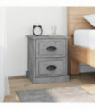 vidaXL Bedside Cabinets 2 pcs Concrete Grey 39x39x47.5 cm Engineered Wood