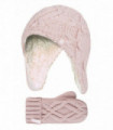 Heat Holders - Majestic Explorer Girls Hat & Mittens (3-6 Years / Dusty Pink)