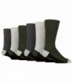 6PK - Wildfeet Boot Sock (6-11 / Green)