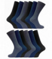 12 Pairs 100% Cotton Socks (11-14 UK / SE002 BNG)