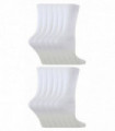 12 Pairs Kids Bamboo Socks (12-3 / White)