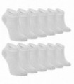 Mens 12 Pack Bamboo Trainer Socks - TR1 (7-11 UK / White)