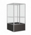 vidaXL Bird Cage Anthracite 111x107x211.5 cm Galvanised Steel