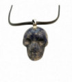 Crystal Skull Head Pendant, Sodalite