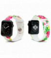 iWatch Silicone Sports Strap With Different Animal Print Paisley 42mm