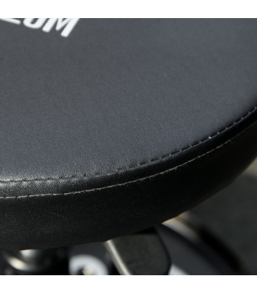 HOMCOM Pneumatic Adjustable Mechanic Stool with Tool Tray and Wheels