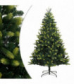 vidaXL Artificial Hinged Christmas Tree with Stand 120 cm
