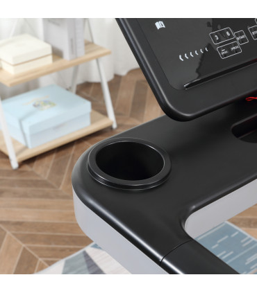 500W Motorised Treadmill 1-12km/h Folding Frame  Wheels Preset Programs HOMCOM