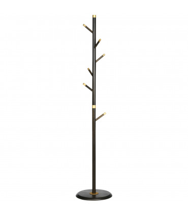 Freestanding Coat Rack Stand Industrial Coat Hanger with 6 Hooks for Hallway