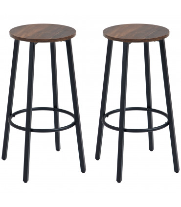 Bar Stools Set of 2 Counter Height Bar Stools for Dining Room Kitchen