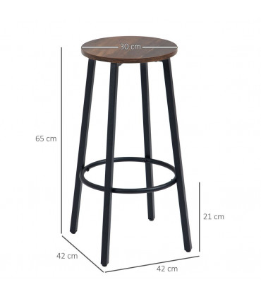 Bar Stools Set of 2 Counter Height Bar Stools for Dining Room Kitchen