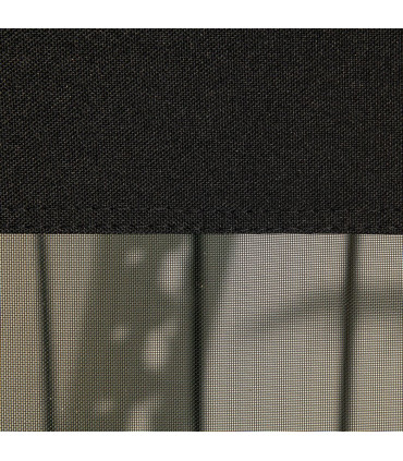 Foldable Garden Recliner Chair Set of 2 w/ Footstool & Headrest, Black