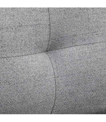 HOMCOM Modern Upholstered One Seater Sofa for Bedroom Living Room Grey