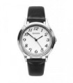 Sekonda Mens Basic Classic White Dial with Black Leather Strap Watch 1530