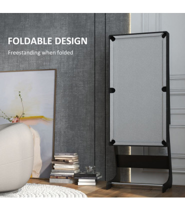 3.5ft Folding Billiard Table Set with Two Cues, 16 Balls, Chalk, Triangle, Brush