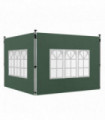 Outsunny Gazebo Side Panels for 3x3(m) or 3x4m Pop Up Gazebo, 2 Pack, Green