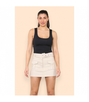 Belted Cargo Skorts