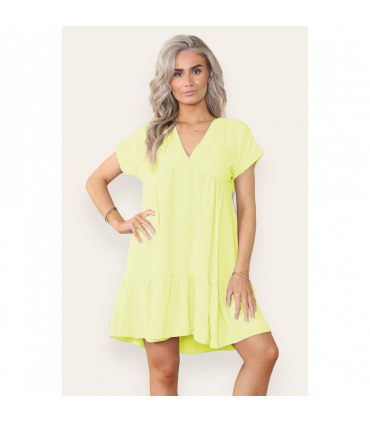 Fancy Style Tiered Smock Dress