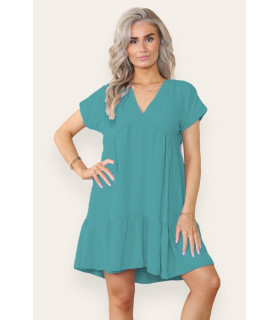 Fancy Style Tiered Smock Dress