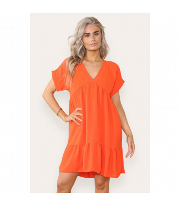 Fancy Style Tiered Smock Dress