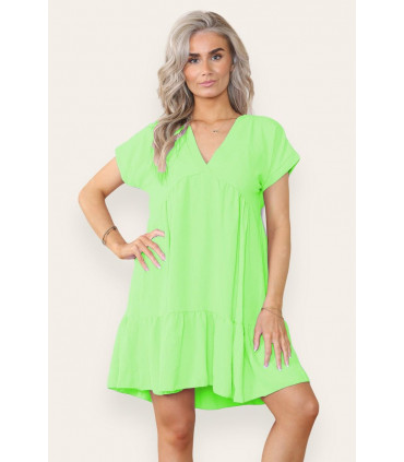 Fancy Style Tiered Smock Dress