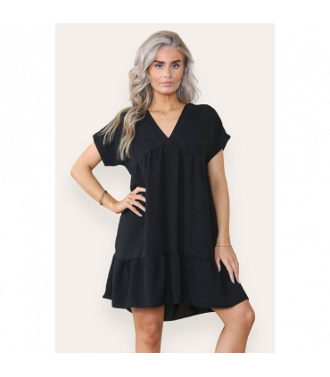 Fancy Style Tiered Smock Dress