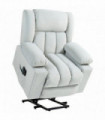 HOMCOM Power Lift Recliner Chair with Vibration Massage, USB, Light Grey
