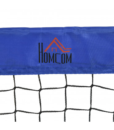 HOMCOM Football Goal Folding Outdoor with All Weather Net 6'x3' Blue