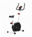 SPORTNOW Exercise Bike with Heart Rate Sensor for Home Use, White