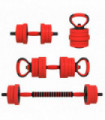 SPORTNOW Weight Dumbbells Set, Barbell, Kettlebell, Push Up Stand, 20kg