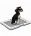 PawHut Dog Toilet Tray, Dog Litter Tray for Training Dogs, 63 x 49 x 6cm