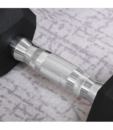 Hexagonal Dumbbells Kit Weight Lifting Exercise for Home Fitness 2x4kg HOMCOM