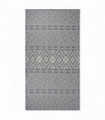 Outdoor Flatweave Rug 80x150 cm Blue Stripes