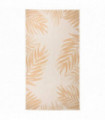 Outdoor Flatweave Rug 80x150 cm Leaf Pattern