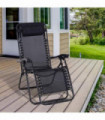 Zero Gravity Chair Adjustable Patio Lounge Chair Recling Seat Outdoor Patio